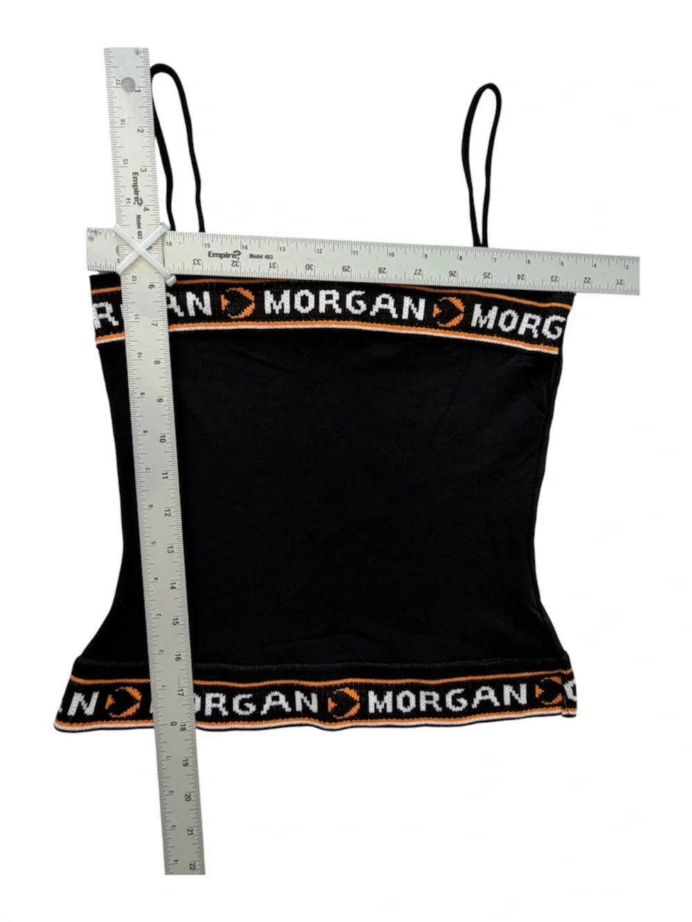 True Vintage Morgan De Toi Logo Cami Tank Top - Picture 7 of 7
